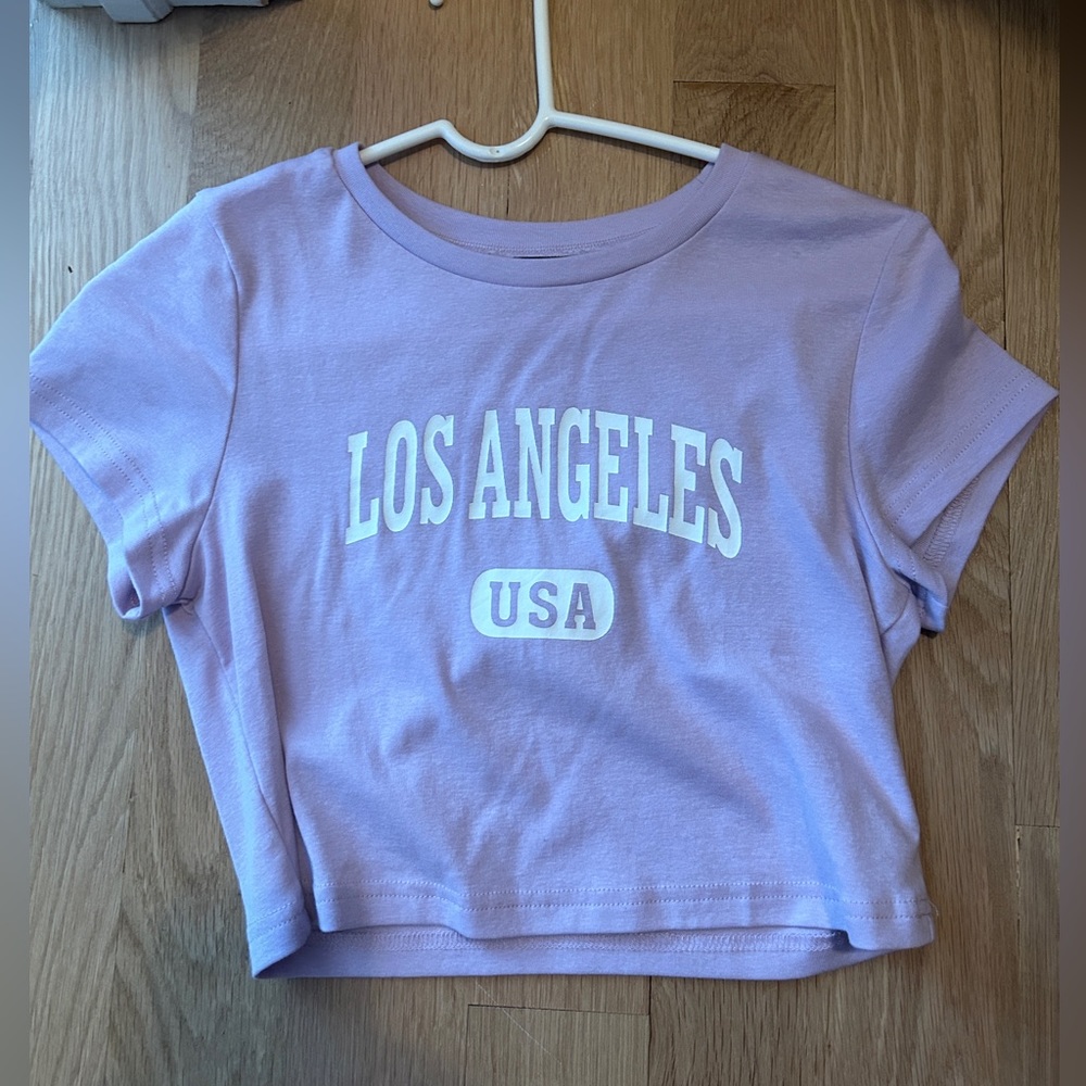 Short sleeve crop